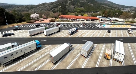 レイアウト変更後の状況（【E2A】中国道　安佐SA（上り））のイメージ画像