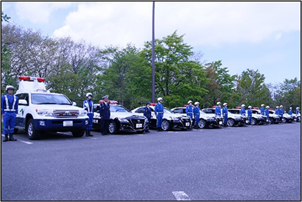Spring 2020 National Traffic Safety Campaign Image 1 of the mobilization ceremony