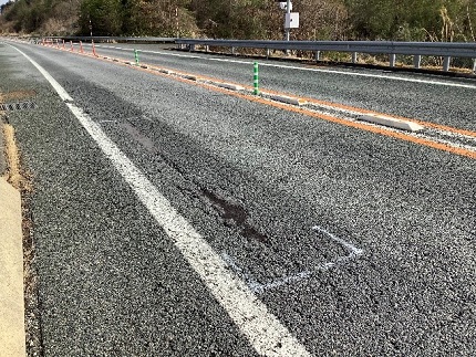 舗装損傷写真の写真