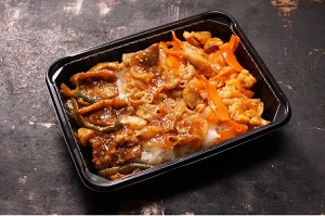 三種烤肉碗的圖像圖像