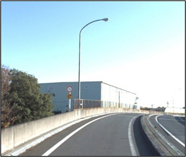 加須IC道路照明補修作業　イメージ図の写真