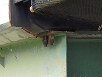 Photo of bolt corrosion (drone)