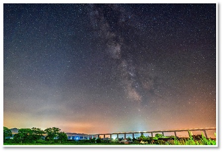 Photo from "Embracing the Galaxy" (Top Prize in the "Landscapes with Expressway" category)