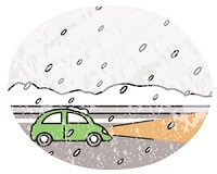 ホワイトアウト遭遇時の対応のイメージ画像