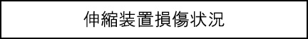 伸縮装置損傷状況のキャプションのイメージ画像