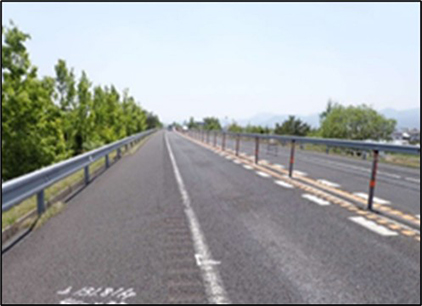 舗装損傷写真の写真