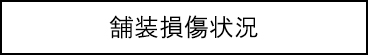舗装損傷状況のキャプションのイメージ画像