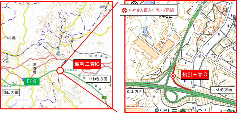 閉鎖箇所のイメージ画像