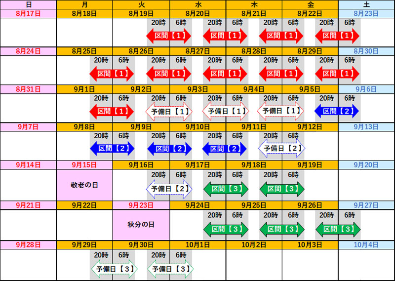 日時のイメージ画像