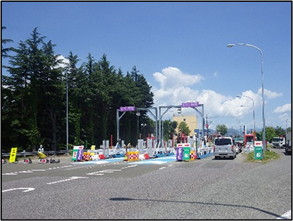 요금소 지붕 공사 전 이미지 이미지