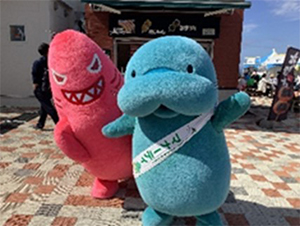 右：「マナーティ」・左：「イカンザメ」の写真