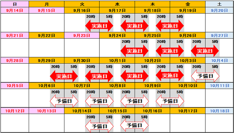 日時のイメージ画像