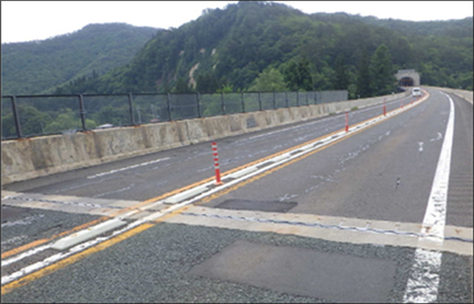 舗装損傷写真の写真