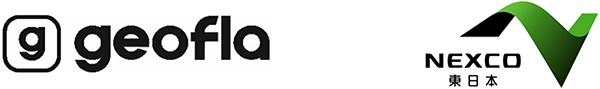 ジオフラ株式会社とNEXCO東日本のロゴのイメージ画像