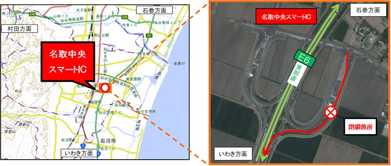 閉鎖箇所のイメージ画像