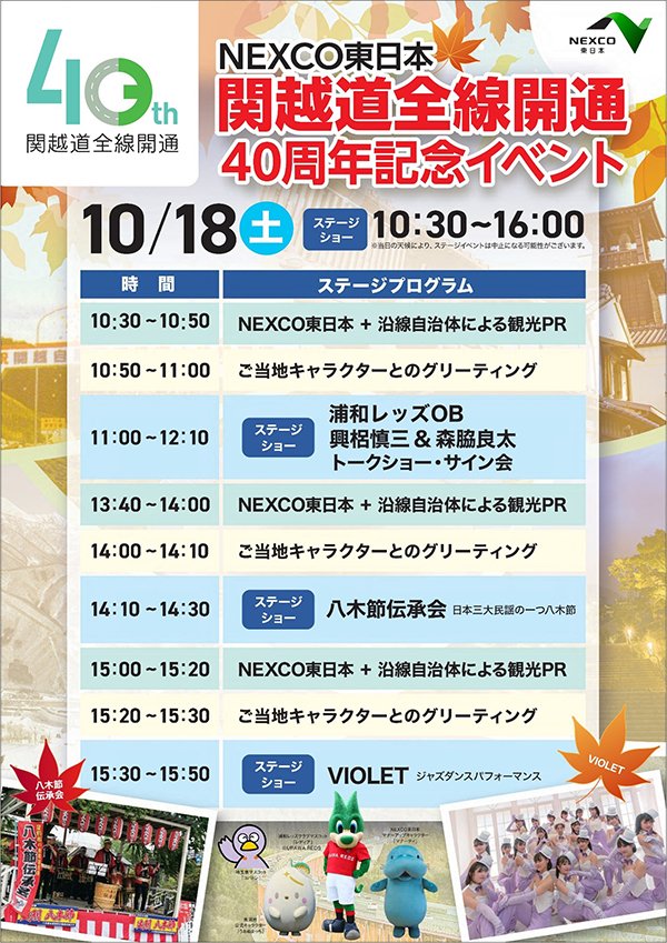 【E17】関越道全線開通40周年記念イベントのイメージ画像2