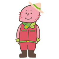 Pasar三芳公式キャラクター『ぽて父さん』のイメージ画像