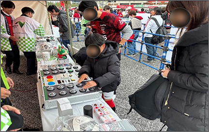 『反射神経ゲーム』の様子のイメージ画像