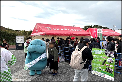 マナーティとのグリーティングの様子のイメージ画像