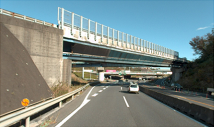 吊り足場　撤去後イメージの写真