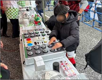 『反射神経ゲーム』の様子のイメージ画像