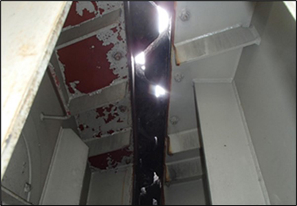 膨胀装置的损坏状况的照片