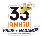 35周年記念スローガンピンバッジのイメージ画像