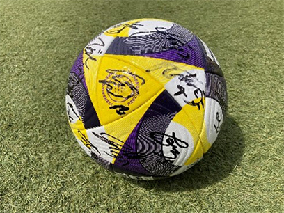 サイン入りサッカーボールのイメージ画像