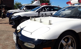 働く車の展示のイメージ画像