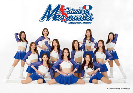 横浜F・マリノスオフィシャルチアリーダーズ「トリコロールマーメイズ」のイメージ画像