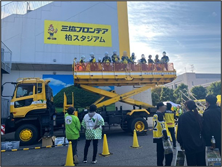 ホームゲームでのイベントブース出展のイメージ画像2