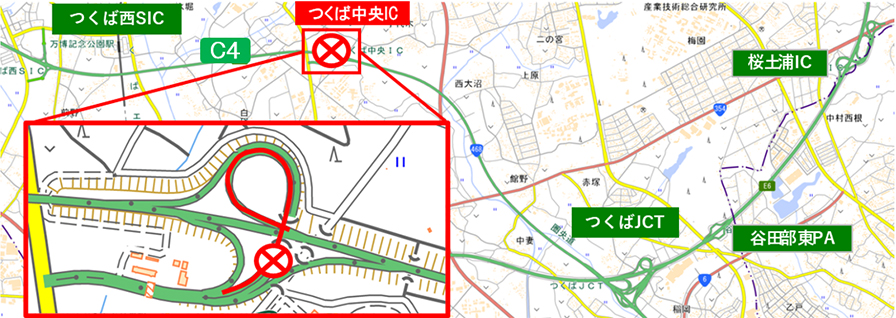 閉鎖箇所のイメージ画像