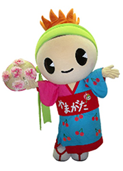 山形市のお宝広報大使　はながたベニちゃんのイメージ画像