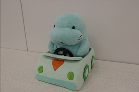 NEXCO東日本　マナーアップキャラクター「マナーティ」ぬいぐるみの写真