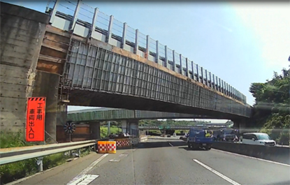 吊り足場　撤去前イメージのイメージ画像