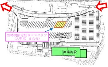 図-4　安達太良SA（上り）整備状況（5マス）のイメージ画像