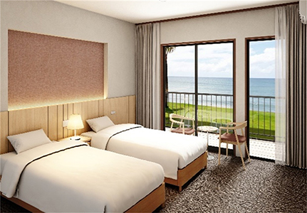 客室の一例の写真