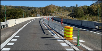 後志道　小樽JCT～小樽塩谷IC間（伍助沢橋）センターパイプ設置状況のイメージ画像