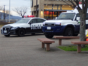 働く車の展示のイメージ画像
