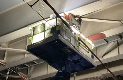 塗替塗装　作業状況イメージの写真