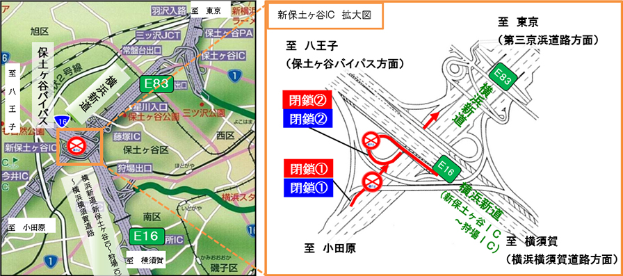 閉鎖箇所のイメージ画像