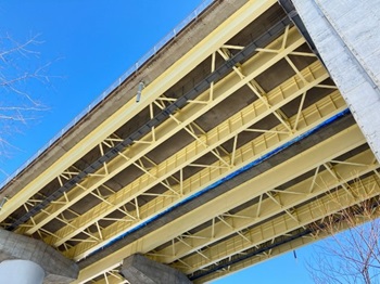 道央自動車道　千歳川橋（西）塗替塗装工事の写真