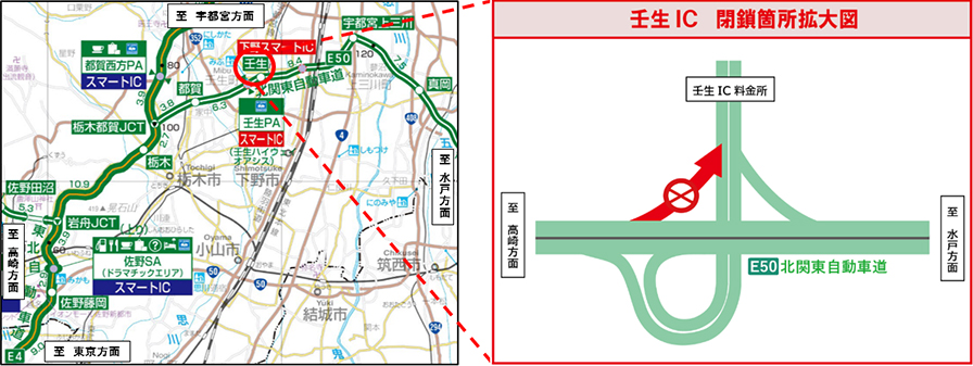 閉鎖箇所のイメージ画像