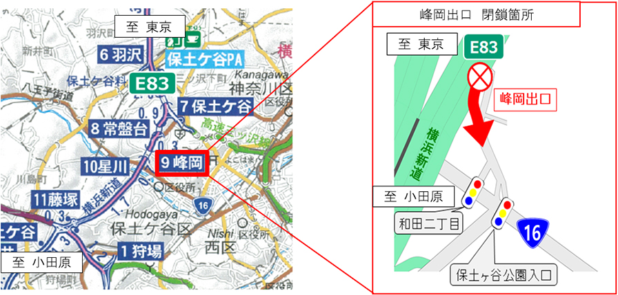 閉鎖箇所のイメージ画像