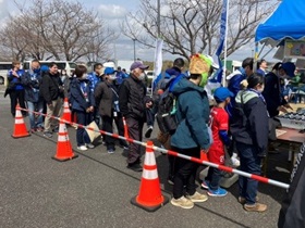 水戸ホーリーホック　ホームゲームでのイベントブース出展の写真3