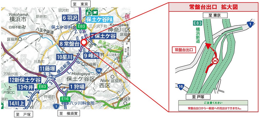 閉鎖箇所のイメージ画像