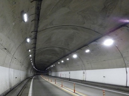 トンネル照明更新後イメージの写真