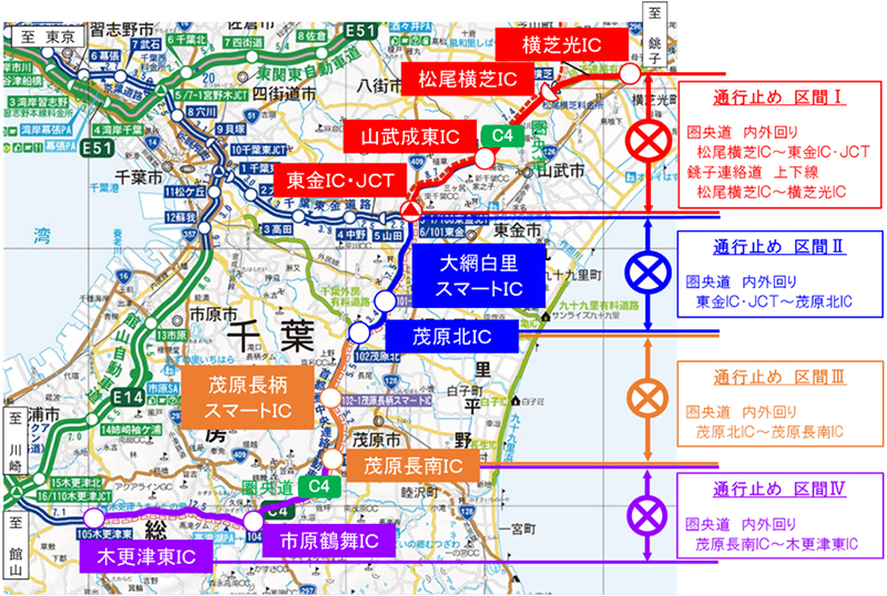 通行止め区間のイメージ画像