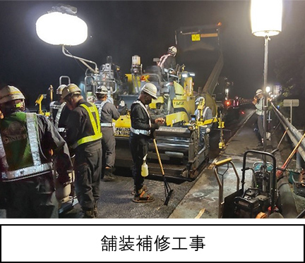 舗装補修工事のイメージ画像