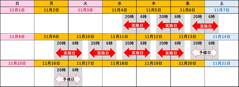 日時のイメージ画像